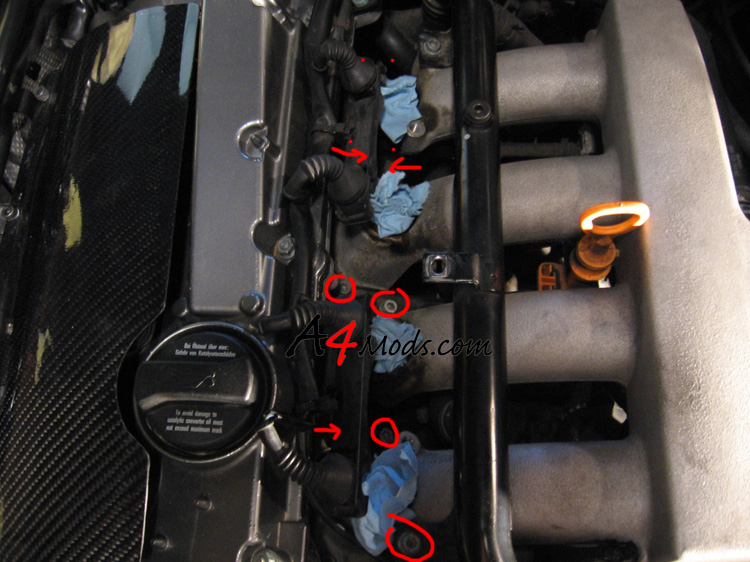 Audi A4 intake manifold