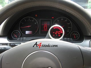 Audi A4 boost gage